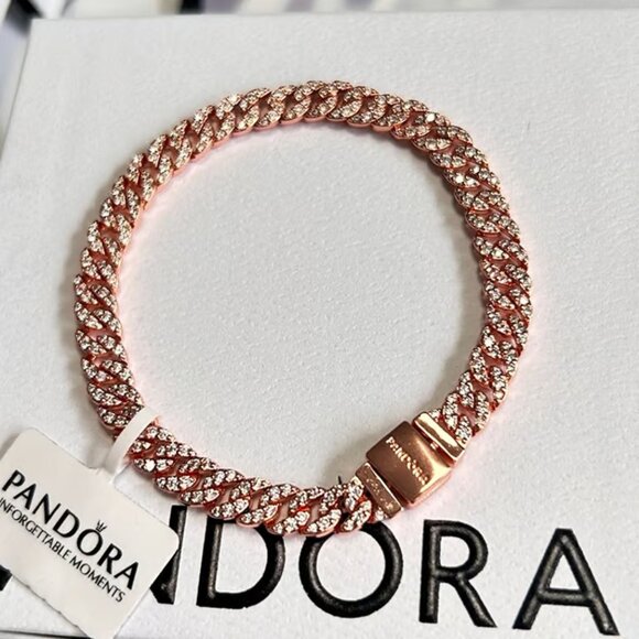 Pandora timeless bracelet 7.9in Rose Gold - Picture 4 of 5